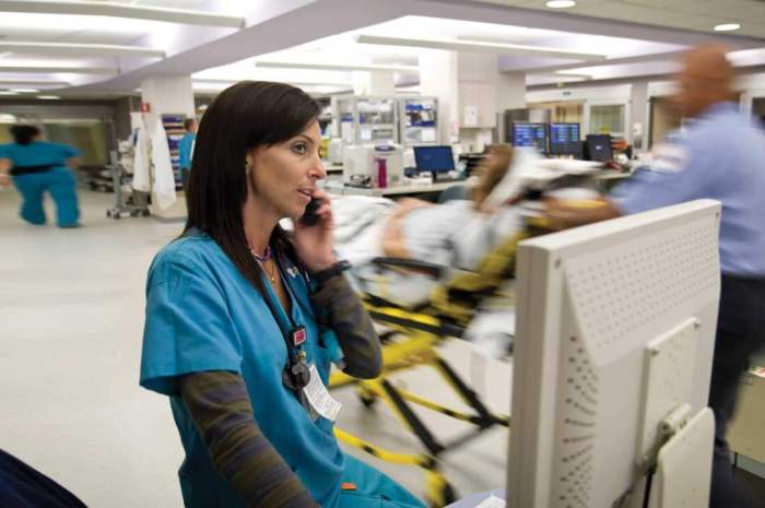 Emergency room hospital er